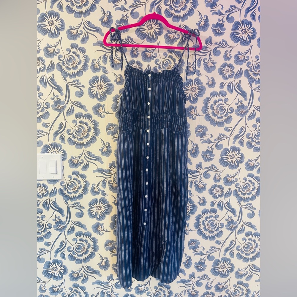 NWT XL Navy Nautical Universal Thread Stripe Dress RRP $30